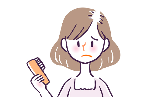 イメージ：びまん性脱毛症