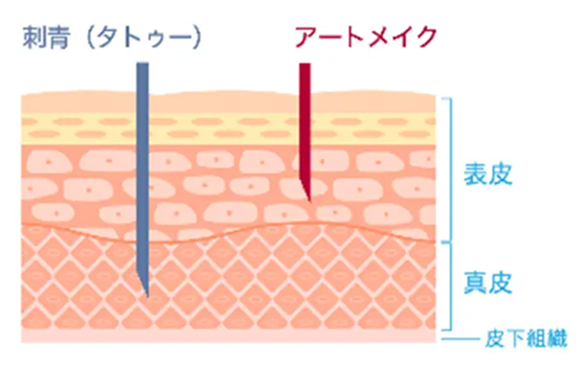 刺青との比較